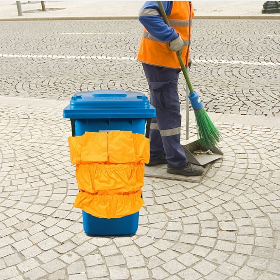 FONDOTIN Heavy Duty Storage Bin for Garbage Collection with Vinyl Construction 1Pcs
