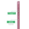 thumbnail image 5 of onn Cell Phone Case for iPhone 17, MagSafe Compatible with Built-in Rotating Ring Kickstand, Frosted Clear/Pink, 5 of 10