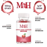 Apple Cider Vinegar Gummies, 60 ct Vitamins and Supplements, Vegan, Non-GMO, Gluten Free Supplement