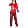 thumbnail image 3 of Family Pajamas Ensemble de Pyjama en Polaire Navidad (TG, Rouge), 3 of 3