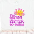 thumbnail image 4 of Inktastic I'm the Big Sister to Twins. Girls Toddler Dress, 4 of 5