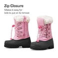 thumbnail image 6 of BURUDANI Kids Boys Girls Winter Snow Boots Insulated Outdoor Snow Boots Soft Warm Shoes Boots, 6 of 6