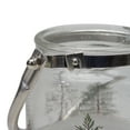 thumbnail image 4 of Northlight 4" Hand-Painted Pine Trees and Deer Flameless Glass Christmas Candle Holder, 4 of 7