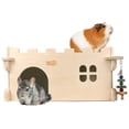 thumbnail image 1 of Escondite de animales pequeños YKD Castle Chinchilla House, 1 of 6