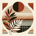 thumbnail image 3 of Ambesonne Monstera Duvet Cover Set, Abstract Mid Century Leaf, Twin, Redbrown Dusk Black, 3 of 3