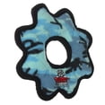 thumbnail image 4 of Tuffy Jr Gear Ring Camo Blue Durable Plush Squeaky Dog Toy, 4 of 7