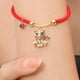 thumbnail image 5 of EeaseMX Pulsera con dije de tigre, amuleto, nudo trenzado, bendición de Año Nuevo, pulsera roja, 5 of 7