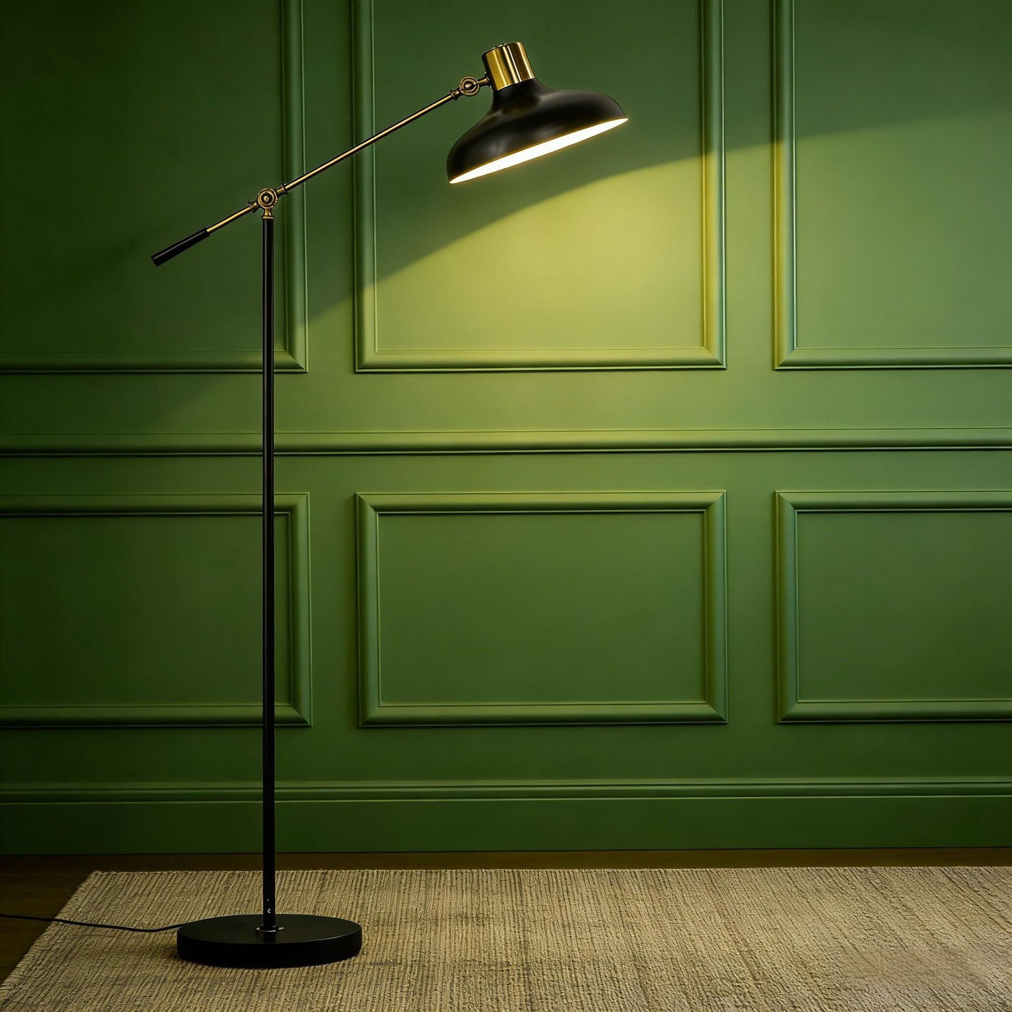 Adjustable Floor Lamps for Living Room, Standing Lamp for Bedroom with Balance Arm