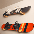 thumbnail image 4 of Vagabond Racks Bamboo Snowboard Wall Mount – Eco-Friendly Horizontal Display Rack & Storage Holder, 4 of 7