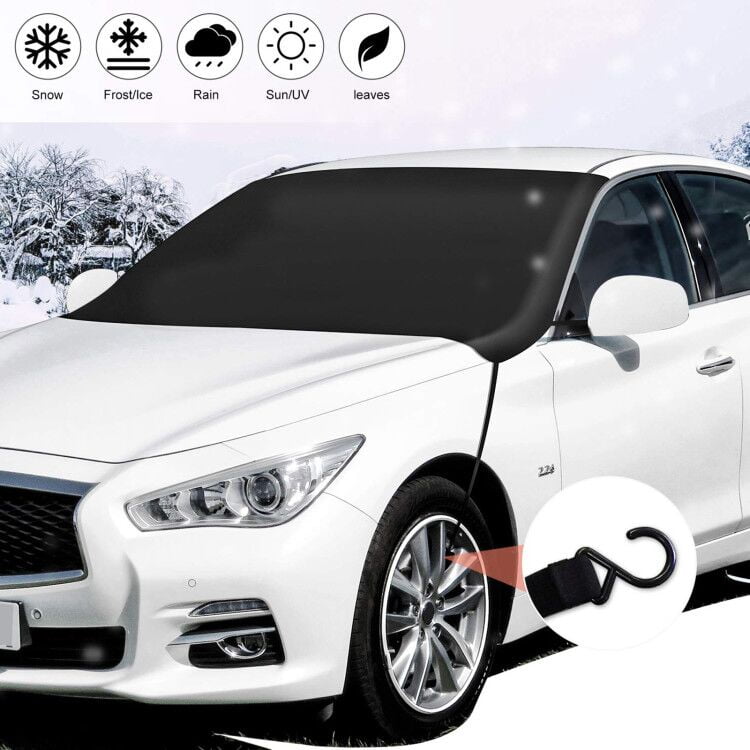 Car Windshield Cover Snow Frost Ice Magnetic Sun Protector Truck Scraper Summer 