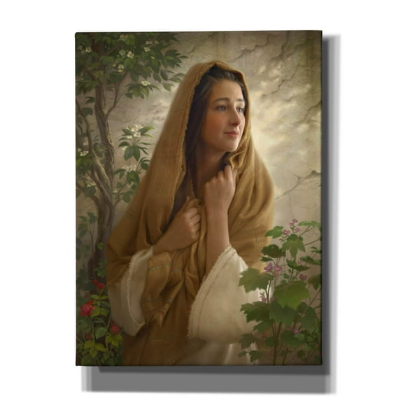 Epic Graffiti 'Mary Kept All These Things' by Howard Lyon, Canvas Wall Art, 40"x54"