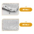 thumbnail image 3 of OUNONA Funda De Cojín Con Lentejuelas Plateadas Para De Sofá Con Y, 3 of 6