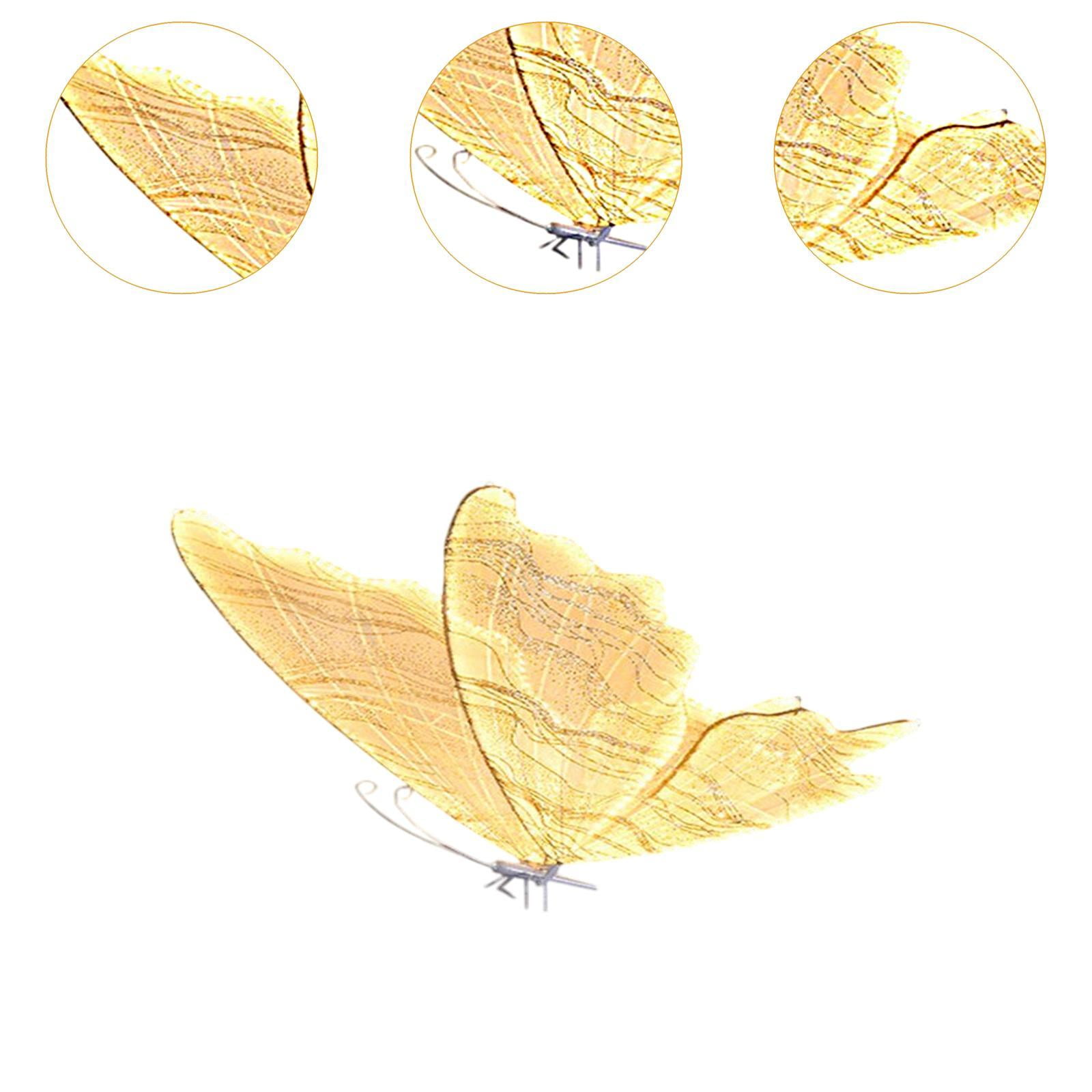 Bothyi Butterfly Pendant Light Chandelier Photo Props Supplies Versatile Unique Wedding 60cm Warm Light