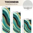 thumbnail image 4 of Blue and Gold Marble Glitter Streaks Pattern Kitchen Rugs Sets Of 3,Kitchen Runner Rugs Non Skid Washable,Decorative Kitchen Floor Mats for Kitchen,Sink,Laundry,17"x30"+ 17"x47" + 17"x59", 4 of 6
