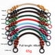 thumbnail image 3 of Bolso grande de mano para mujer con asa, de 9 colores, con accesorios para manualidades, cuerda de nailon tejida con cuentas, 3 of 5