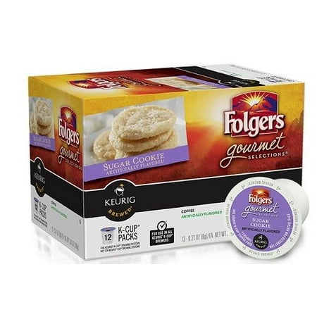 Folgers Gourmet Selections Sugar Cookie Keurig K-Cups - Walmart.com