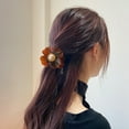 thumbnail image 4 of Acrylic Hair Clip Flower-Shaped Jaw Clip Non- Tortoiseshell Hair Small Barrettes Girls Barrettes for Fine Hair, 4 of 6