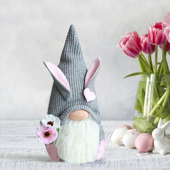 FYHALE Easter Gnomes Plush for Easter Decorations, Faceless Easter Bunny Gnomes for Easter Decor Clearance Spring Gnomes Cute Easter Gifts