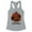 Heather Grey, variant on Pumpkin Cats Lets Get Smashed Tank Top Fitted Racerback Women's Large White