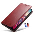 thumbnail image 2 of Case for iPhone 16 Plus, Leather Wallet Case with Kickstand RFID Blocking Credit Card Holder Magnetic Closure Shockproof Case Compatible with iPhone 16 Plus, Red, 2 of 7
