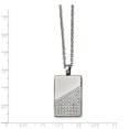 thumbnail image 3 of Collier Étiquette pour Chien en Acier Inoxydable avec CZ 20 Po, 3 of 3