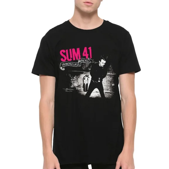 RARE Sum 41 Band thank you for signatures T Shirt Black S-4XL CG411
