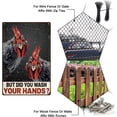thumbnail image 4 of Metal Tin Signs Bathroom Chicken Vintage iron Sign Retro Funny But Did You Wash Your Hands Bathroom Decor Plaque Restroom Wall Art Poster Farmhouse Toilet Decoration, 4 of 9