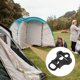 thumbnail image 1 of FESTFENDS 10Ud Hebillas Plásticas Negras Para Accesorios De Camping Ajuste Y Fácil En Tienda Y Toldo, 1 of 7