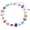 Colors-Silver Chain, variant on Dopamine Candy Bracelet for Women,Y2K Energy Beaded Hip-Hop Jewelry Accessory Bracelet