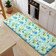 thumbnail image 5 of LightBlue Dinosaurs Trees Pattern Kitchen Rug Mat,Kitchen Runner Rugs Non Skid Washable,Decorative Kitchen Floor Mats for Kitchen,Sink,Laundry,17"x47.2", 5 of 7