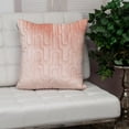 thumbnail image 5 of Parkland Collection Basil 20x20" Geometric Quilted Fabric Throw Pillow in Pink, 5 of 5