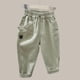 thumbnail image 2 of Odeerbi 3-12 Años Niños Vaqueros Bordados Pantalones Denim Primavera Pantalones Casual Cintura Elástica, 2 of 4