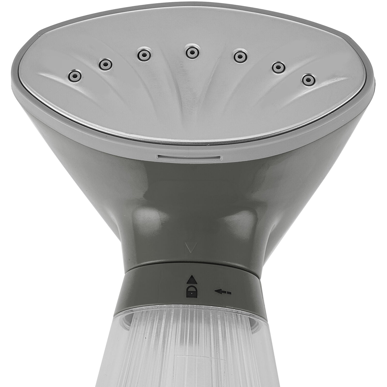 True & Tidy Tidy Portable Lightweight Powerful Stainless Handheld Garment Steamer, Gray