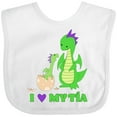thumbnail image 3 of Inktastic I Love My Tía Boys or Girls Baby Bib, 3 of 4