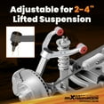 thumbnail image 5 of maXpeedingrods 2-4” Lifted Forged Aluminum Upper Control Arm for Chevy Silverado/GMC Sierra 1500 2007-2018, for Tahoe/Suburban/Avalanche/Yukon XL/Escalade, 5 of 7