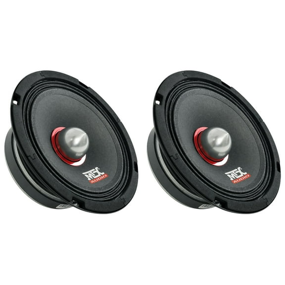 2) MTX Thunder RTX6 6.5” 125w RMS 4-Ohm Mid-bass/Midrange Car/Pro Audio Speakers