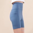 thumbnail image 5 of Hiijoy Big Girls Yoga Sports Shorts Stretch Tight Athletic Workout Shorts, Sizes 9-10Y, 5 of 5
