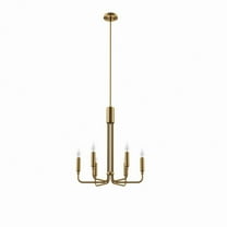 Rekindle 6-Light Chandelier Satin Brass