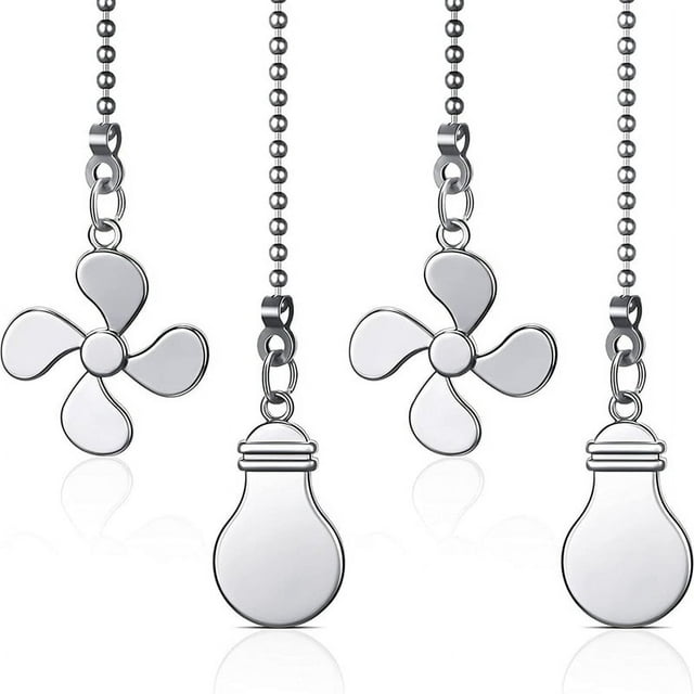 Cadena de extensión para ventilador de techo, cadena decorativa para ventilador de techo de 12 pulgadas