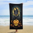 thumbnail image 3 of Halloween Scary Night Full Moon Beach Towel – with A Unique Design, Extra Large,XL (32”x 63”) for Kids & Adults, 3 of 7