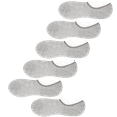 thumbnail image 5 of AZ26 No-Show Socks, Summer Grey Thin Cotton Built-in Sock,Women's Sizes 5-12.5, 6 Pairs, Female, 5 of 6