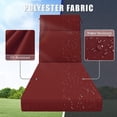 thumbnail image 3 of Kimunuk Outdoor Chaise Lounge Cushions set of 2, 80" x 26" x 4" Waterproof Pool Beach Recliner Replacement Cushions with Ties, Burgundy, 3 of 7