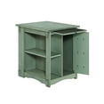 thumbnail image 5 of Linon Parnell Storage Side Table/Cabinet with Pull Out Shelf in Teal Wood, 5 of 16