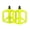 Yellow, variant on Mosiee Long-Lasting Nylon Bike Pedals for Road Mountain Bikes with Dual Du Bearings Orange