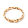 thumbnail image 2 of 304 Stainless Steel Ring Hollow Twisted Rope Snake Finger Ring Golden 3mm Inner Diameter: 18mm, 2 of 3
