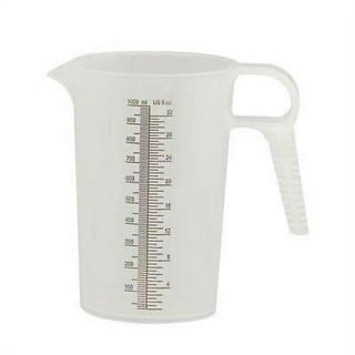 RW Base 47 oz Clear Plastic Water Pitcher - 4 1/2 x 4 1/2 x 7 3/4 - 1  count box