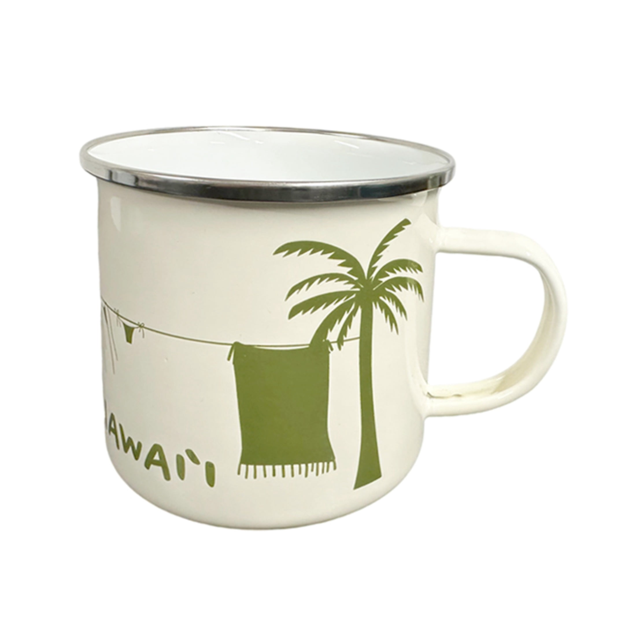 Chiefly Tin Mug with Hawaii Design - 12 fl oz