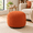 Burnt Orange-20" Stuffed, variant on Burnt Orange 20" Stuffed Round Corduroy Pouf Ottoman Foot Rest