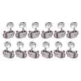 thumbnail image 1 of Becaristey Guitare Électronique Tuning Pegs 6-strings Guitares Rétro Style Machine Tête Tuners Boutons Instrument à Cordes Réparation Argent 2Set, 1 of 6