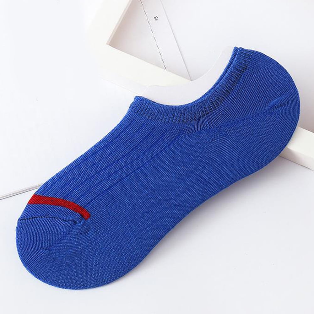 1Pair Unisex Stripe Comfortable Cotton Brief Hosiery Slippers Short  Ankle Socks 